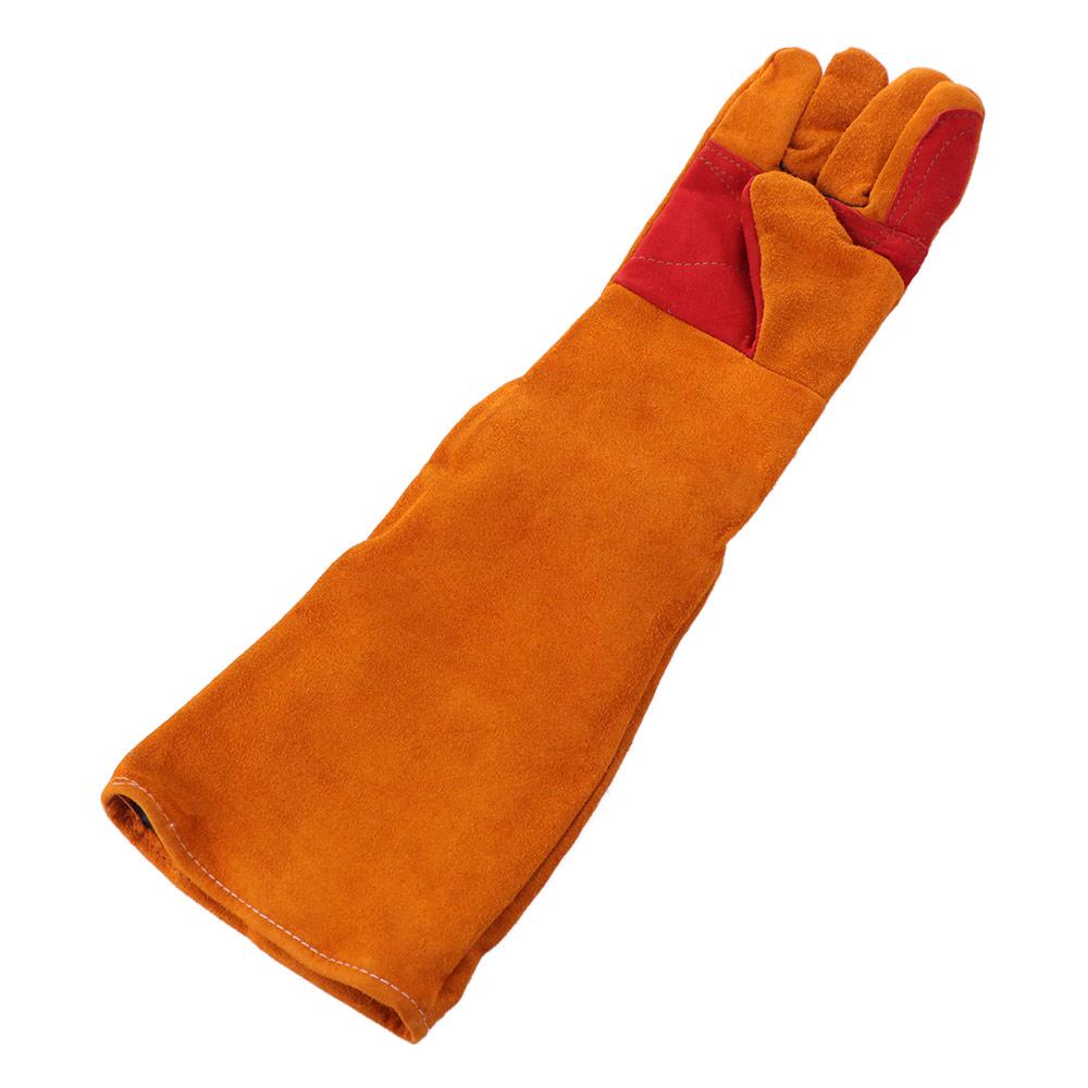 Comfortable Work Safety Gloves Lengthen 60cm Full Finger Outdoor Welding Gloves Hand Insulation Scratch Resistance
