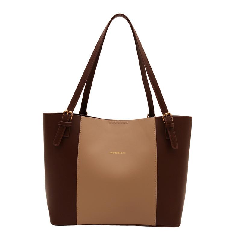 Stylish Retro Minimalist Pu Tote Bag For Women With Spacious Design For Everyday Use
