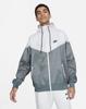 Куртка Nike Sportswear Windrunner (DA0001) темно-дымчатый серый/белый/темно-дымчатый серый/черный