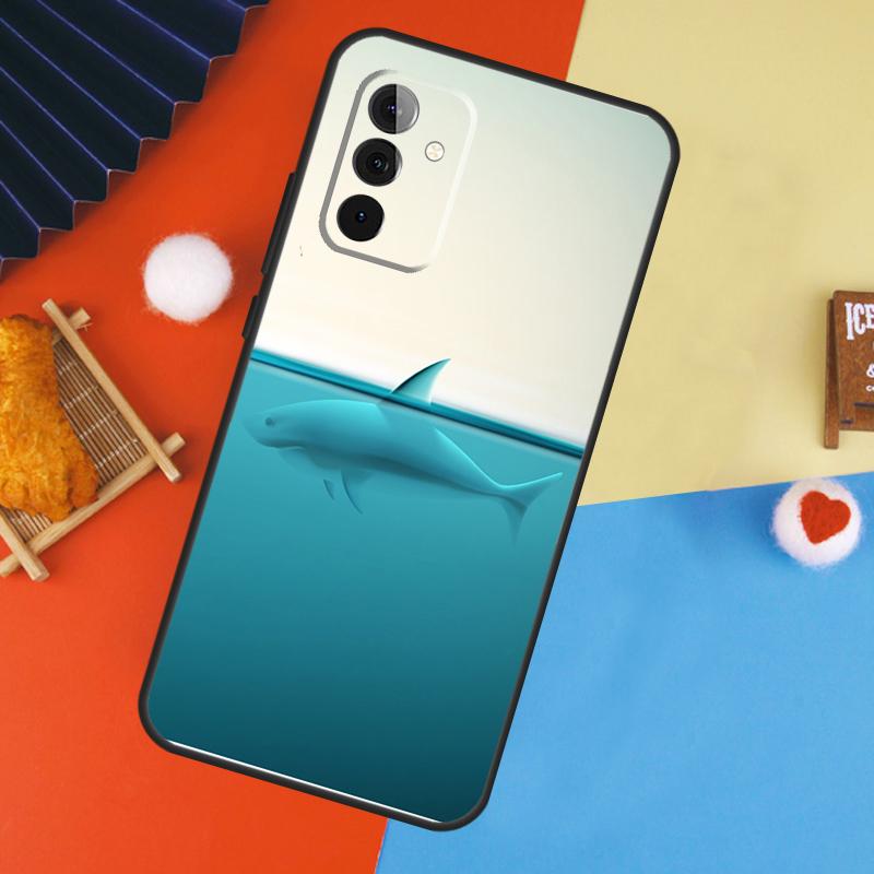 Мультяшный чехол-акула для Samsung Galaxy A16 A26 A36 A56 A17 A55 A35 A15 A52 A32 A12 A53 A33 A13 A14 A34 A54