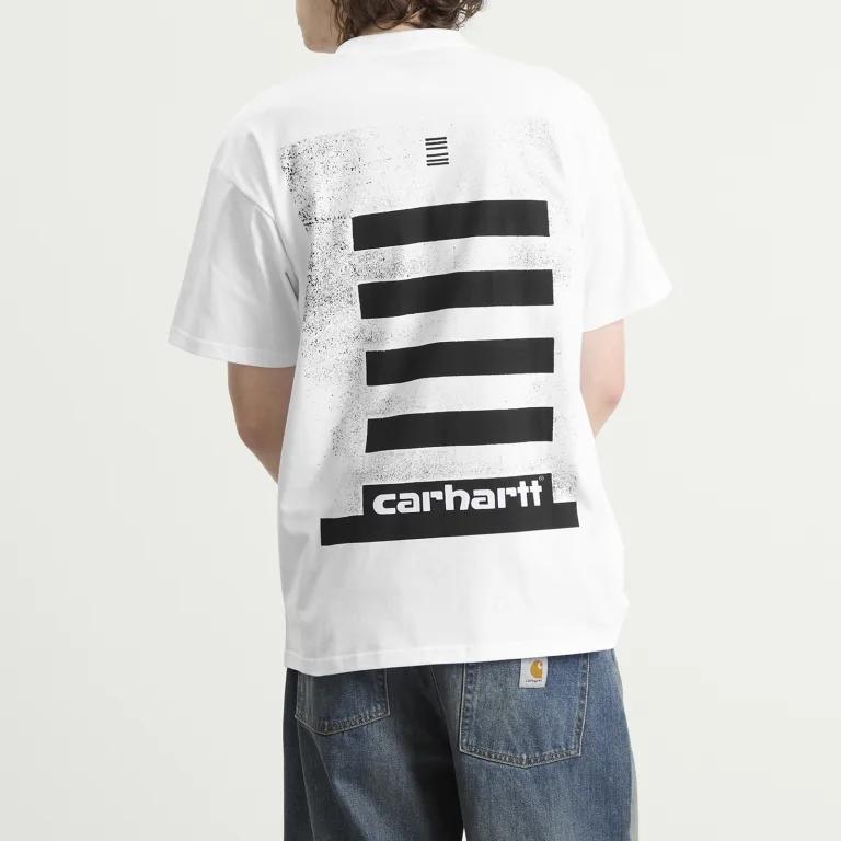 Carhartt WIP FW25 Архивные линии Свободный крой Повседневная Удобная Графическая футболка с коротким рукавом Мужские топы I036003-02-XX