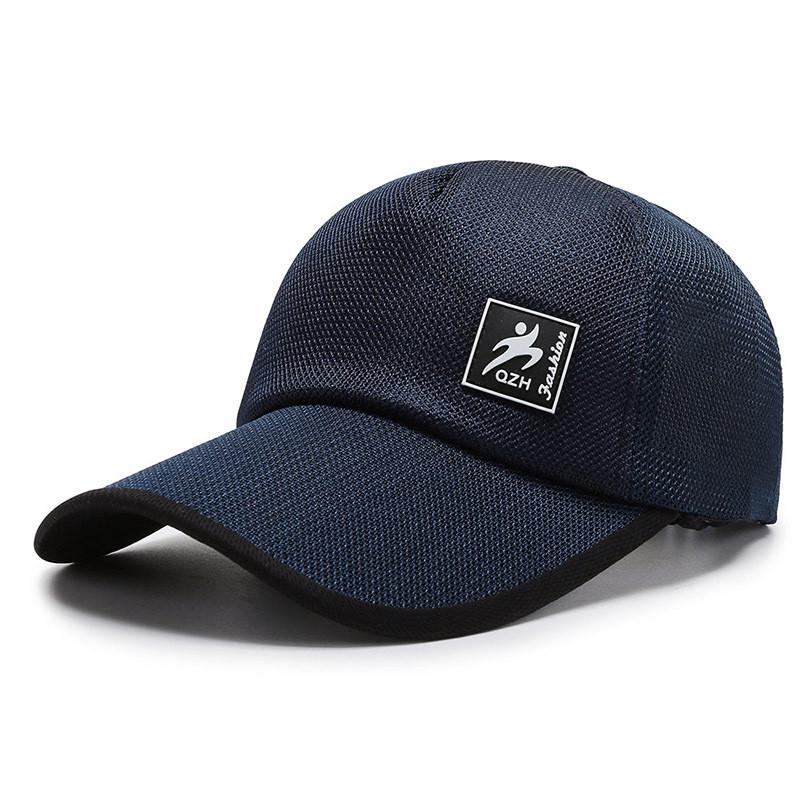 Трендовая мужская бейсболка, летняя шляпа с регулируемой посадкой для защиты от солнца