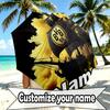 Custom Name Personalized Borussia Dortmund Print Umbrella, Auto Open Close, 8‑Rib Sturdy Frame, Commute Camping Hiking Use, Birthday Gift