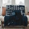 Плед Singer B-Billie-Girl E-eilish Легкий Для общежитий, Дневного сна, Гостиной, Офиса, Дивана, Всесезонный