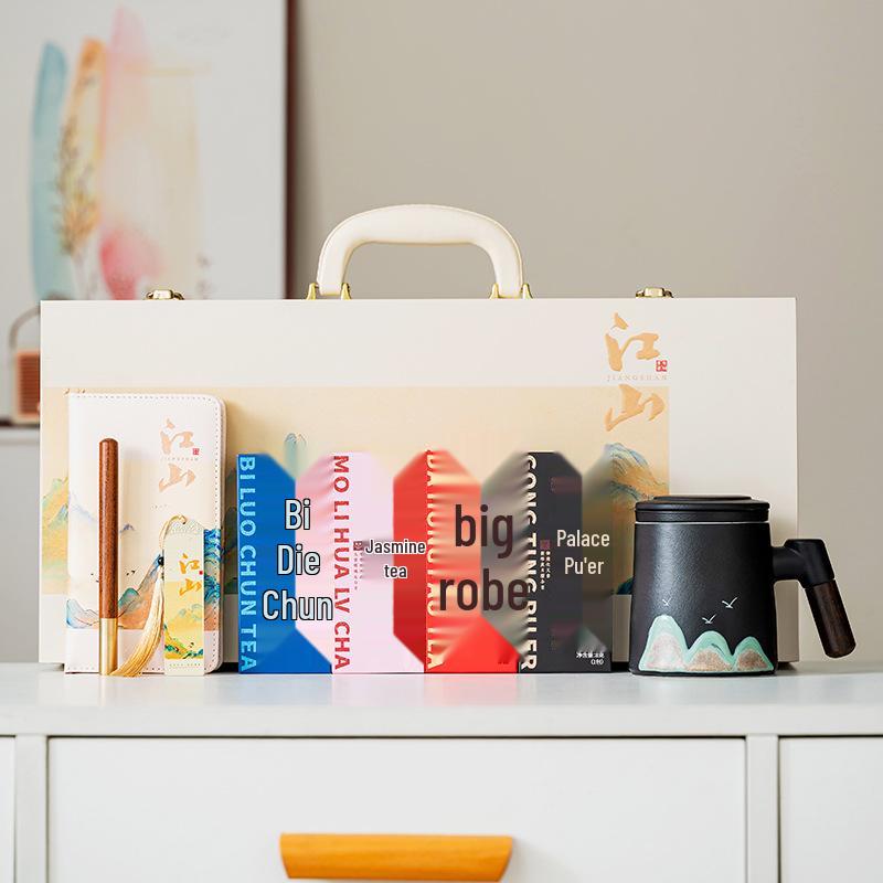 Керамический набор кружек для офиса - Сувенир для сотрудников с логотипом для ежегодных деловых встреч и корпоративных подарков