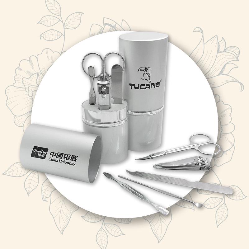 Набор для маникюра и педикюра из 30 предметов из нержавеющей стали с кусачками для ногтей, пинцетом для бровей и инструментами для удаления черных точек