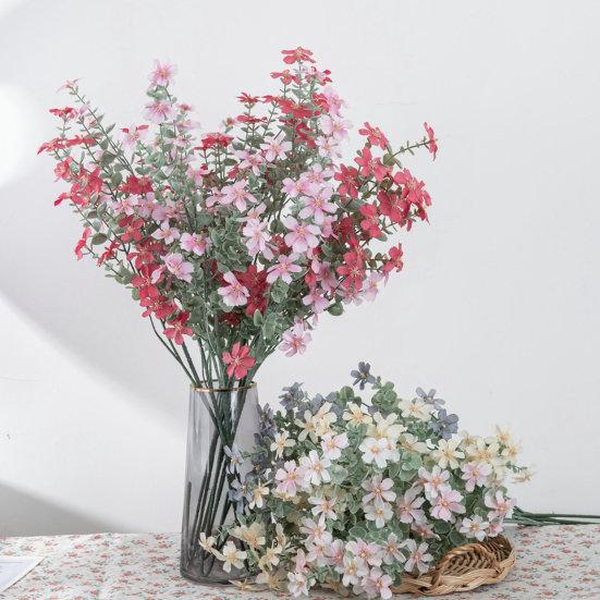 Искусственные украшения, цветы, реалистичные поделки своими руками, простые мини-искусственные орхидеи, зеленое растение, свадебное украшение