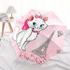 1pc Marie Cat Automatic 3-Fold Umbrella Design, Cute Cartoon Pattern, Portable Outdoor Umbrella, Perfect, Holiday Gift for Disney fans.J063