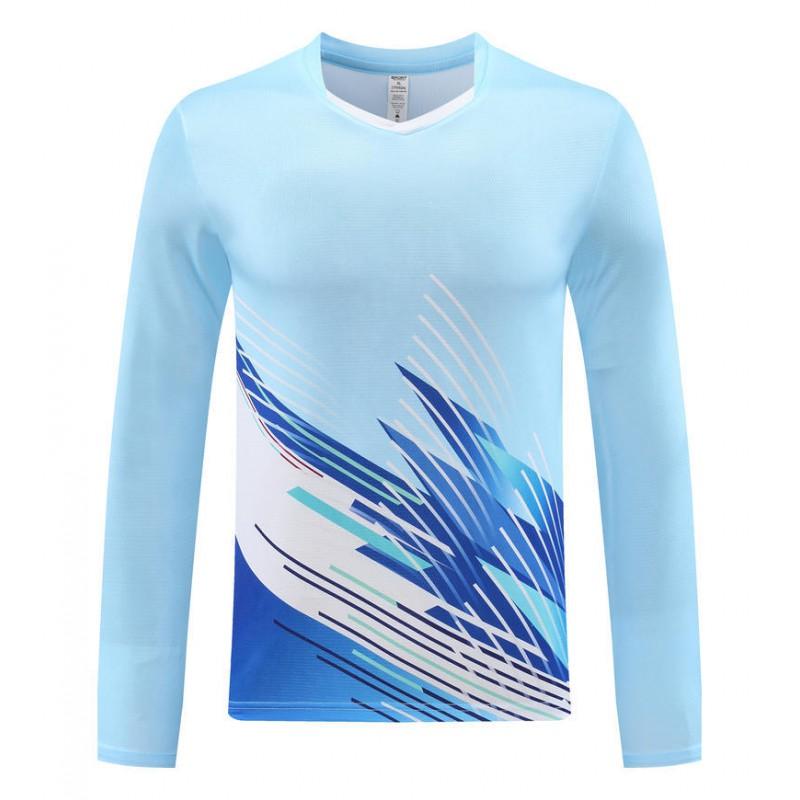 Long Sleeve Sports T-Shirt Women Men Kids Ping Pong Badminton Volleyball Training Competition Athletic Wear