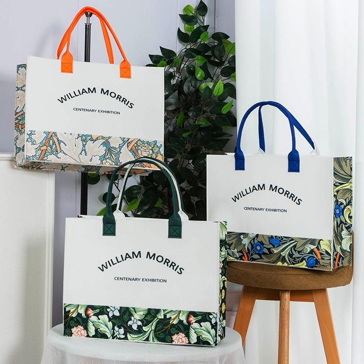 Модная контрастная цветная сумка-тоут Morris Ribbon большой вместимости для поездок на работу