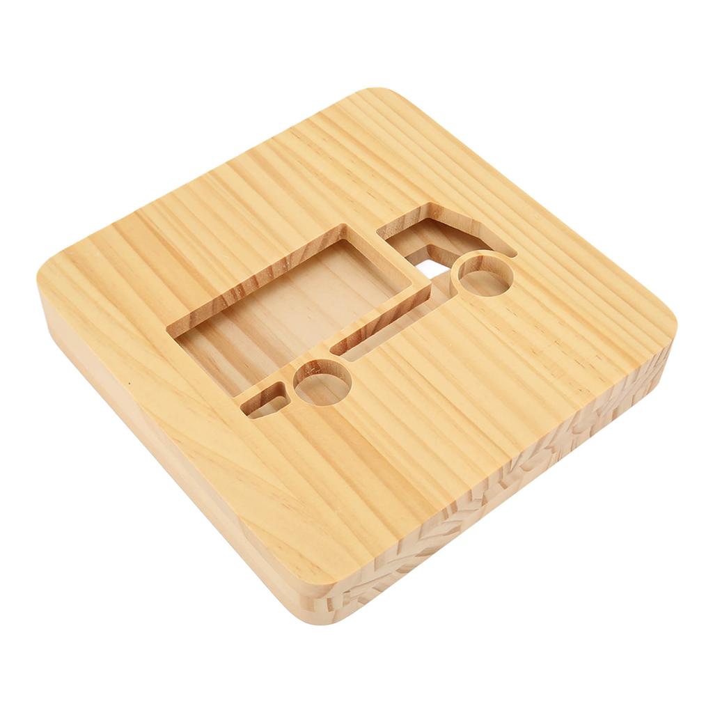 3D лампа для резьбы по дереву 2 Вт в форме автомобиля, полый дизайн, теплый белый свет, ночник из сосны, прикроватная лампа для B