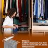 Вешалка для брюк для экономии места в шкафу Нержавеющая сталь Многоцелевой органайзер для шкафа, гардеробной, для галстуков