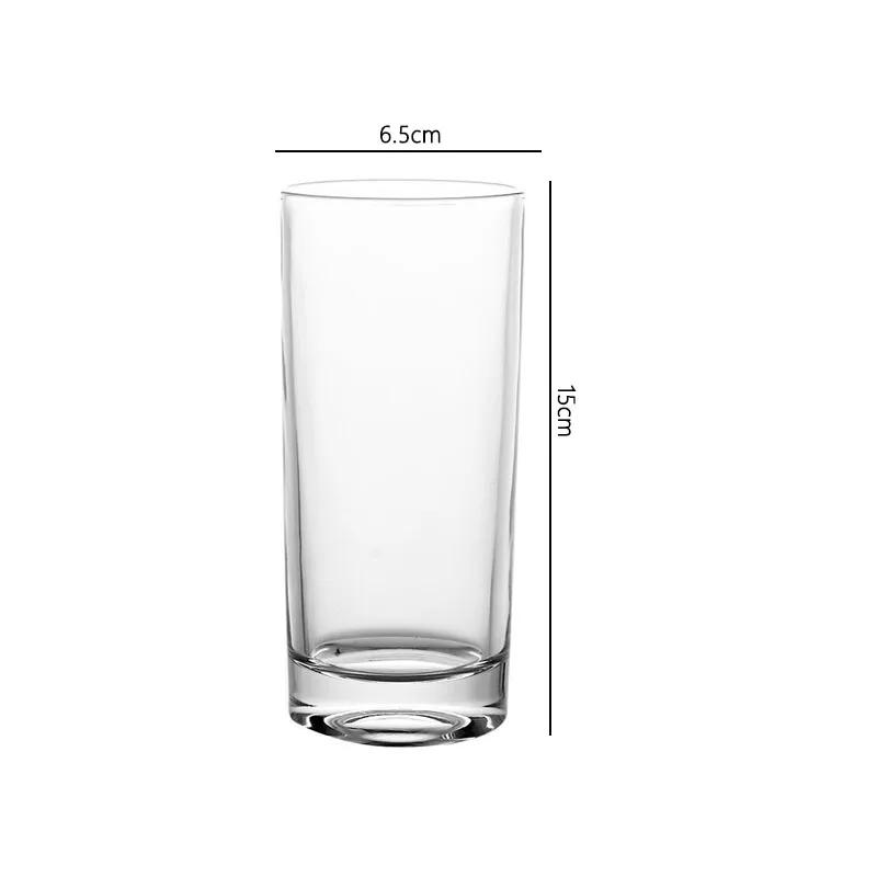 Beverage Cup Transparent Breakfast Cup Simple Style Cocktail Glass Straight Wine Glass Heat-resistant Water Bottle Beer Glass