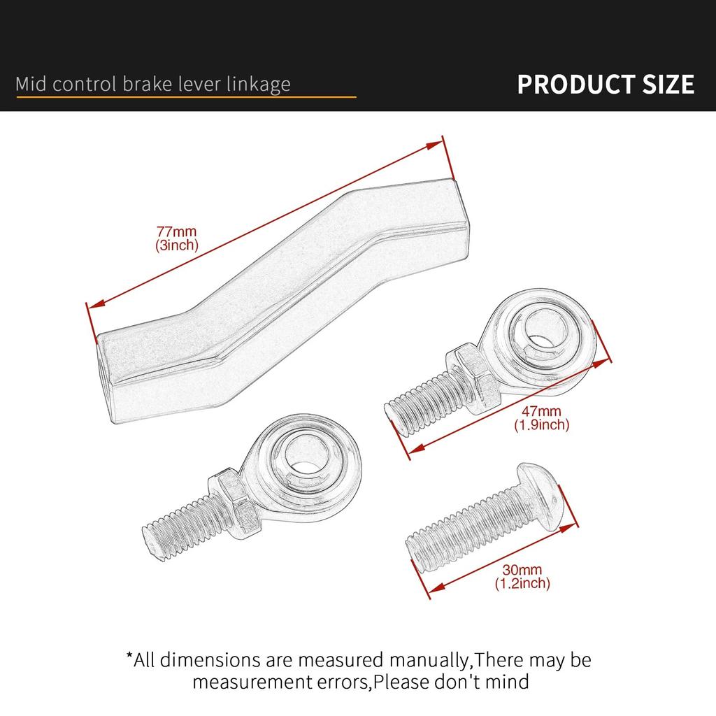 Motorcycle Brake Arm Lever Pushrod Linkage Mid Controls for Harley Softail Street Bob Low Rider S Standard FXST 2018-2023