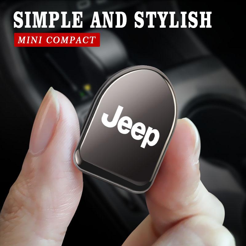 For Jeep 2Pcs Car Seat Back Hooks Portable Storage Holder Accessories For Jeep Grand Cherokee Wrangler JK Gladiator Compass R