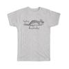 Подарочная футболка : СИДНЕЙ АВСТРАЛИЯ Австралийский Флаг Австралии Мост Виктории Страна
