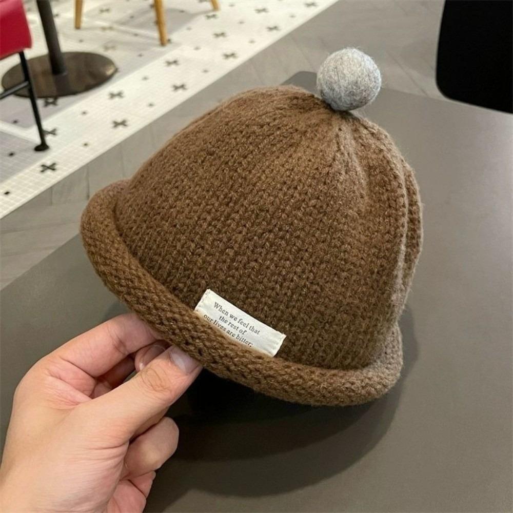Cute Design Knitted Beanie Warm Infant Cap Fashion Landlord Hat Kids Boy Girl