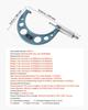 6 PCS Micrometer Set, 0-1/1-2/2-3/3-4/4-5/5-6/in Machinist Outside Micrometer, Precision Accuracy, Professional Machinist Tools with Protective Case,