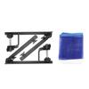 Portable Table Tennis Net with Metal Clamp Posts Ping Pong Set Accessory