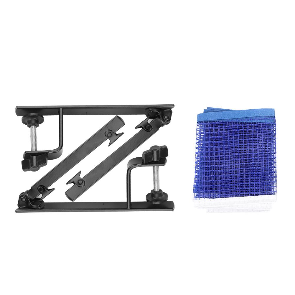 Portable Table Tennis Net with Metal Clamp Posts Ping Pong Set Accessory