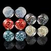 A Pair of 8-50mm Shiny Round Ear Gauges Tunnel Plugs, Ear Expanders Stretchers, Fashionable Earrings, Body Piercing Jewelry