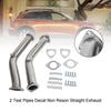 2 Test Pipes Decat Non Reson Straight Exhaust For Nissan 350Z Infiniti G35 FX35