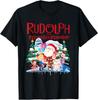 Милая футболка с Рождественским спецвыпуском про Рудольфа Красноносого Оленя