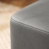 Soft Upholstered Stool Low-Sitting Padded Compact Ottoman Comfortable for