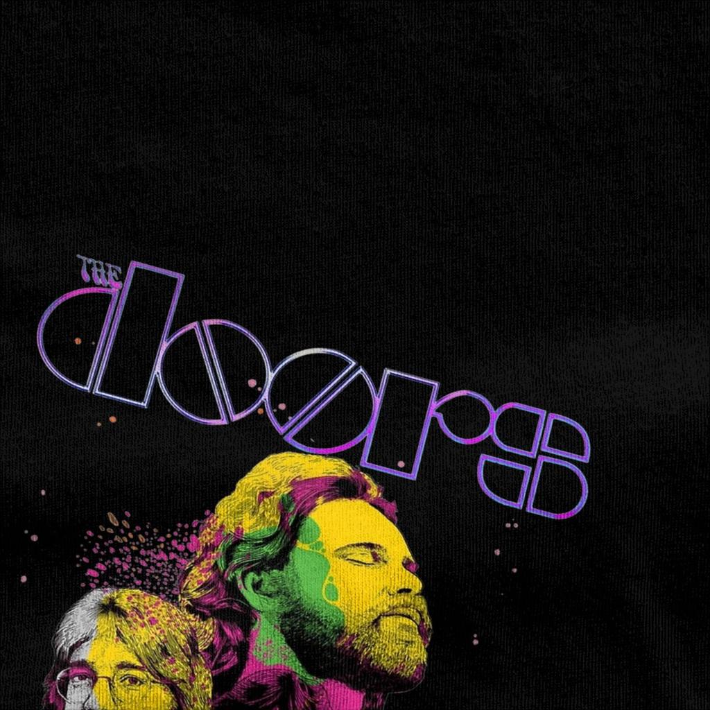 Футболка Jim Morrison Doors Band, аксессуары для мужчин и женщин, сумасшедшая футболка из чистого хлопка, короткий рукав, одежда, идея для подарка