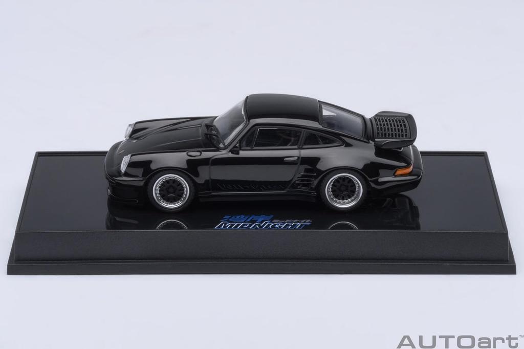 AUTOart Масштаб Porsche 911 Turbo Blackbird 1 Готовая модель 20636 1/64 (930) """Wangan Midnight""" (Спецификация объема)