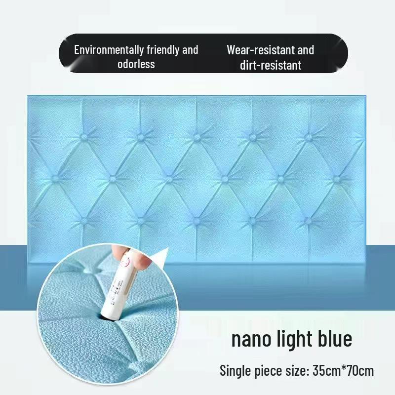 Самоклеящаяся мягкая подушка-спинка для детской прикроватной тумбочки