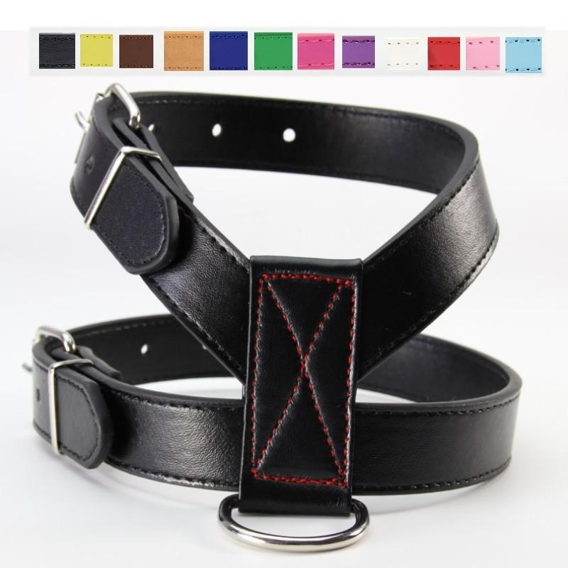 PU Leather Pet Chest Strap Medium-sized Large Dog Dog Chest Back Walking Dog Anti-explosion Dog Strap