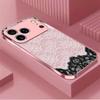 Классический розово-черный кружевной чехол для телефона для iphone 17 чехол для iphone 17 pro max чехол Стекло для iPhone 17 16 15 14 13 12pm Pro P