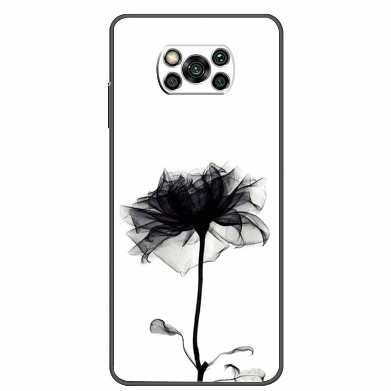 Чехол для Poco X3 Pro X3 NFC Модный Мягкий Силиконовый ТПУ Задняя Крышка Для Xiaomi Poco X3 NFC Чехол Ударопрочный Coque PocoX3 X 3 X3Pro
