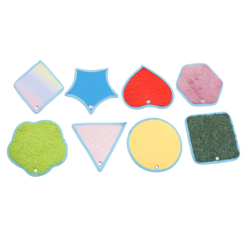 8 Set Sensory Mats for Autistic Children Assorted Textured Activity Relax Calming Toys Sensory Floor