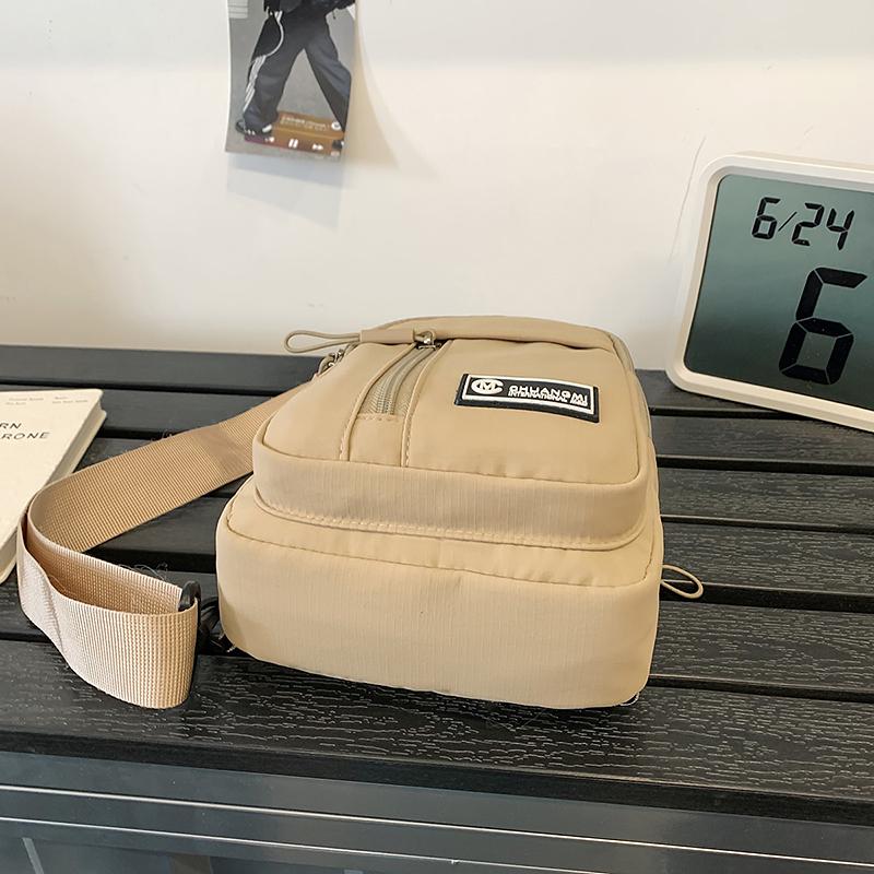 Нагрудная сумка Легкая студенческая сумка через плечо для верховой езды Многофункциональная поясная сумка с несколькими отделениями Сумка для мобильного телефона