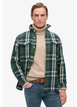Демисезонная куртка Superdry Merchant Heavy Checked Langarmhemd (M4010865A-CQE)