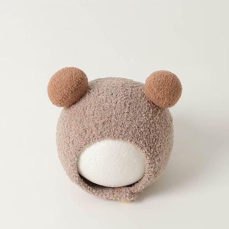 Autumn and winter new baby hats super cute funny wool ear protectors 0-30 months boys and girls baby warm hats