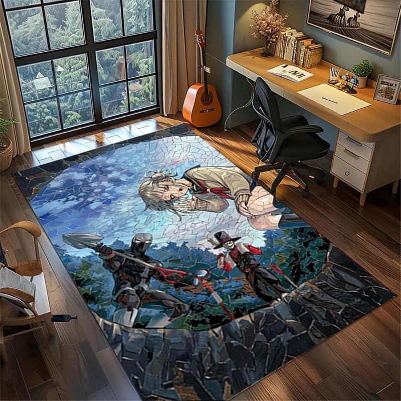 Bedroom Decor My Hero Academia Large Area Non Slip Washable Rug Gamer Room Floor Mat