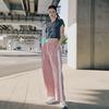 SPORTS ILLUSTRATED Line Color Block Pants (Pink)