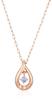 K10 Pink Gold Necklace [Yondo Sea] 4℃ [December Birthstone] 11174-612-3117-00-00 Women's