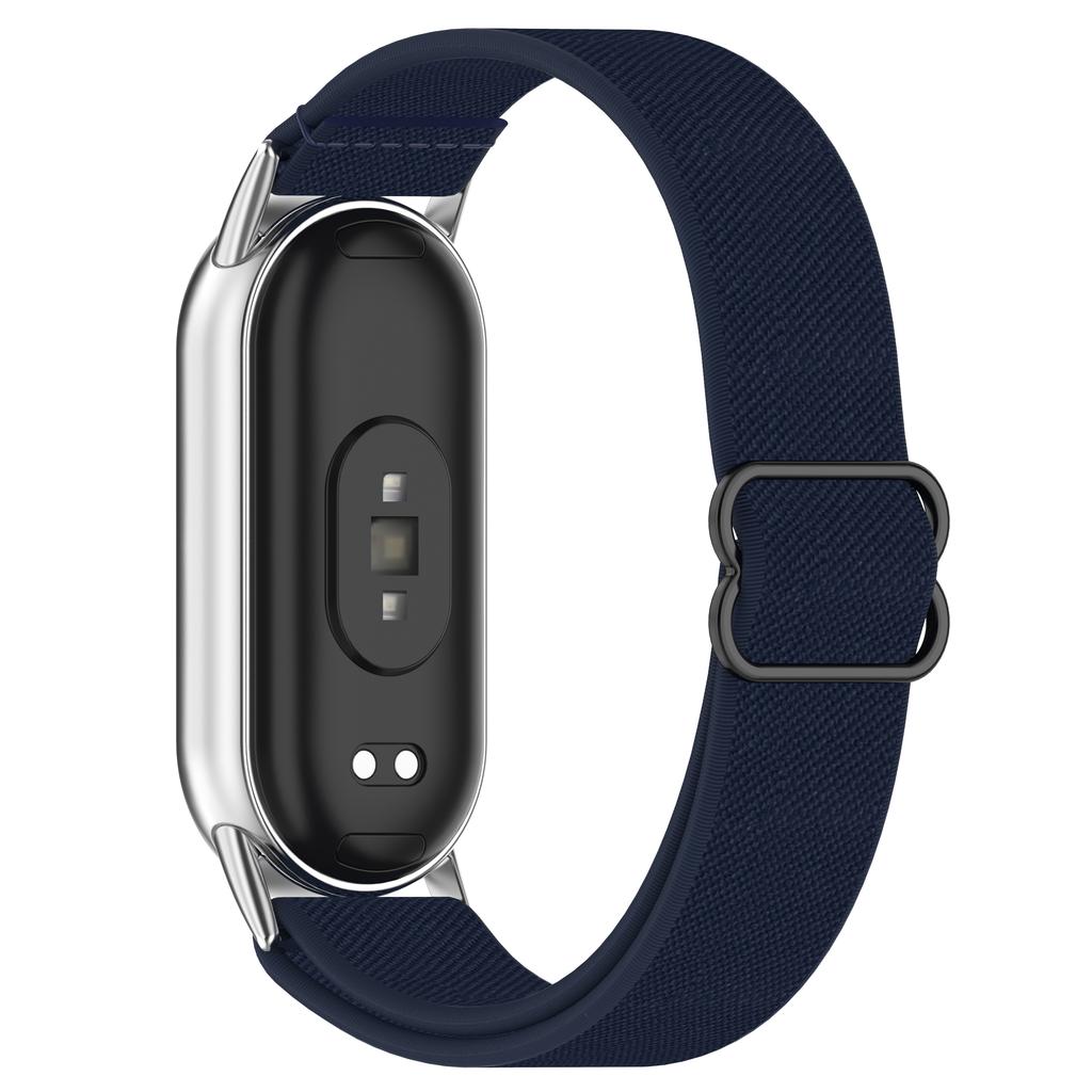 Scrunchie Straps for Xiaomi Mi Band 9 8 Strap accessories Elastic Nylon Loop Replacement correa bracelet Miband9 Miband8 bands