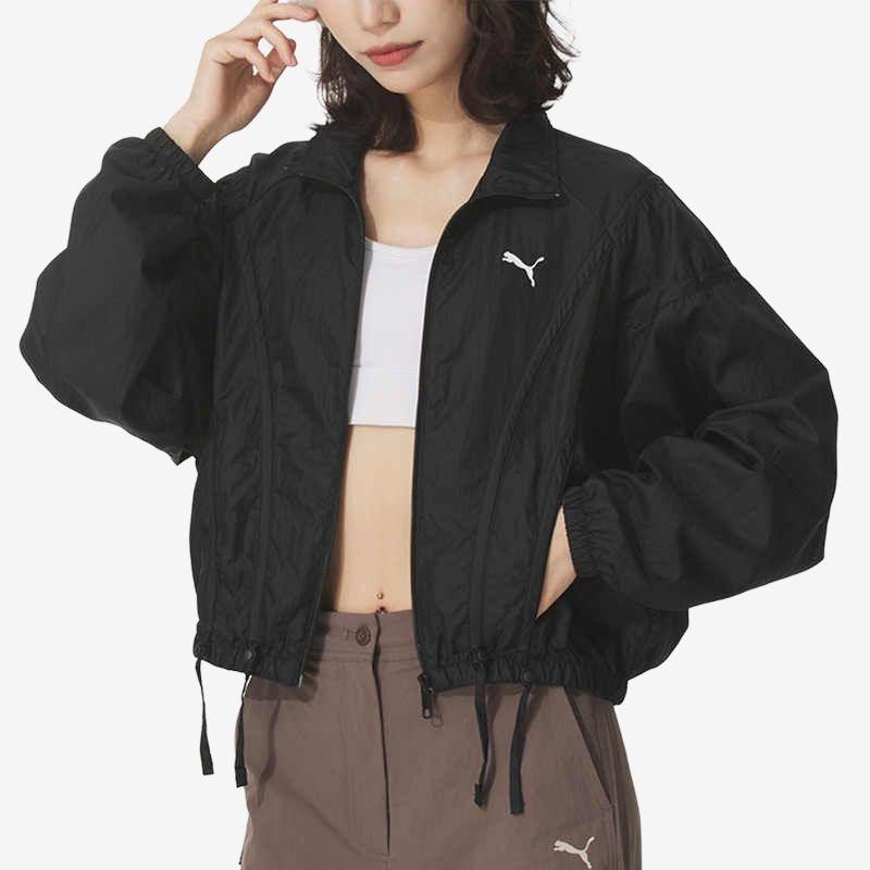 Puma Ветрозащитная Теплая Дышащая Свободная Повседневная Простая Спортивная Куртка Женские Куртки 633971-01