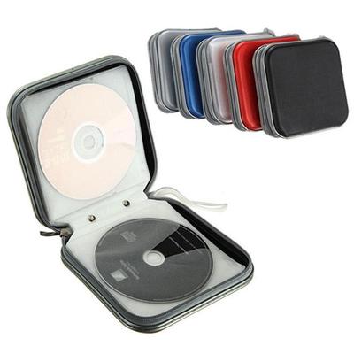 Портативный 40 шт., бумажник для дисков CD, DVD, VCD, органайзер для хранения DJ, чехол, держатель, сумка для альбома