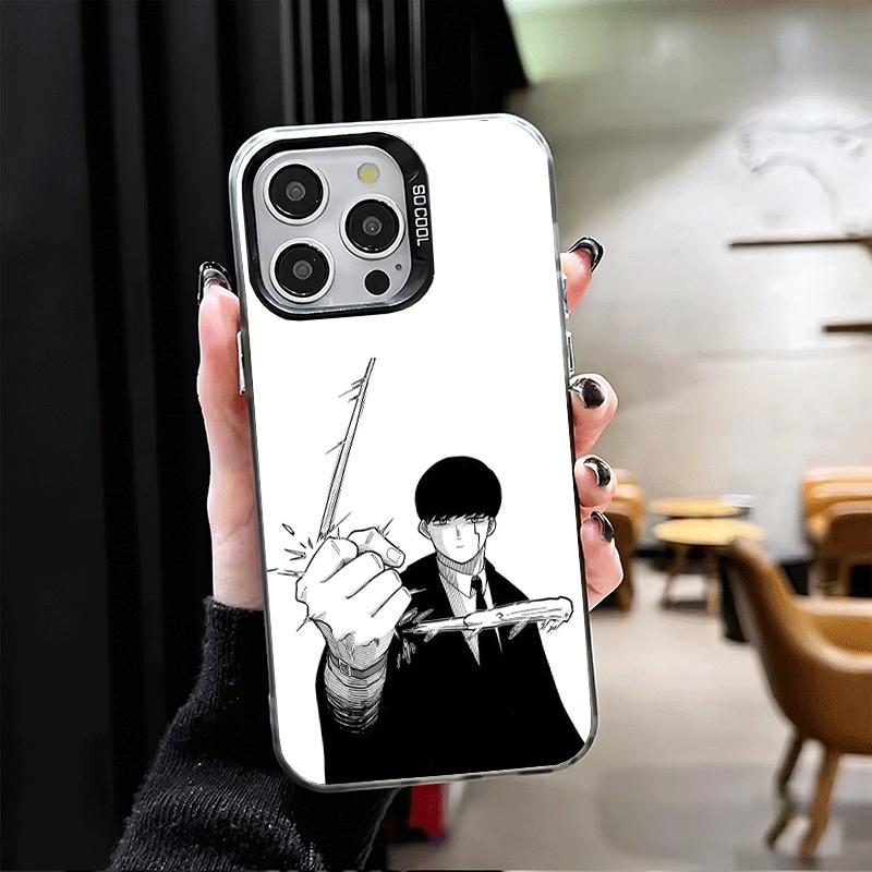 Мэшл Магия и Мышцы Аниме Мягкий Чехол для Телефона для iPhone 15 16 17 Pro Max 17Air 16E 14 Plus 13 12 Mini Ударопрочный Задний Чехол Sh