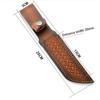 Cowhide Material Household DIY Knife Carrying Tool Outdoor Pocket Leather Case For Fixed Blade Knife