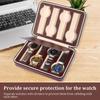 2025 New 2/4/8 Girds Portable Watch Storage Boxes Organizer with Zipper Classic Style Multifunctional Watch Display Box
