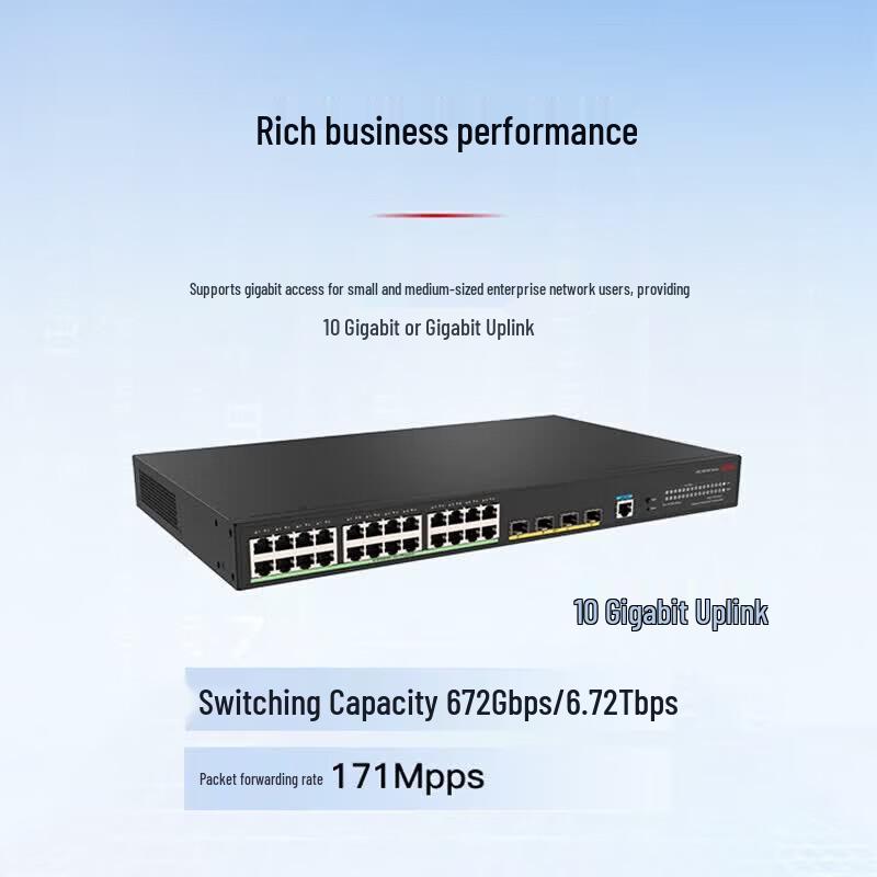 Управляемый PoE+ Ethernet-коммутатор H3C RS5110-24FP4X