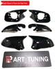 Carbon Fiber M3-Style Mirror Covers for BMW Series 1, 2, 3GT, X1 E84 - 6-Piece Set
