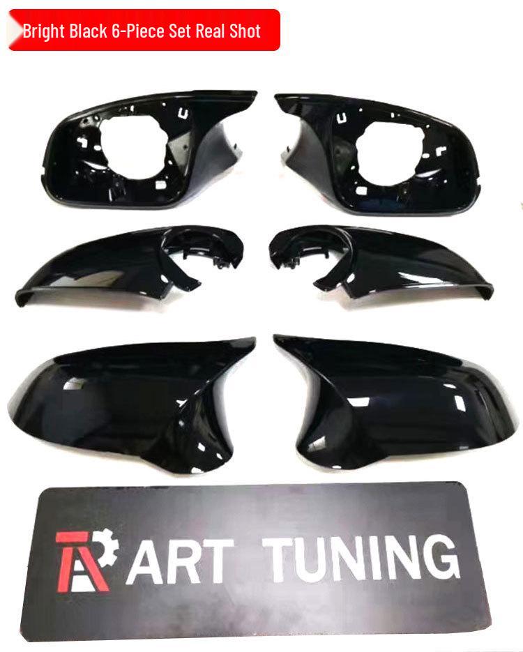 Carbon Fiber M3-Style Mirror Covers for BMW Series 1, 2, 3GT, X1 E84 - 6-Piece Set